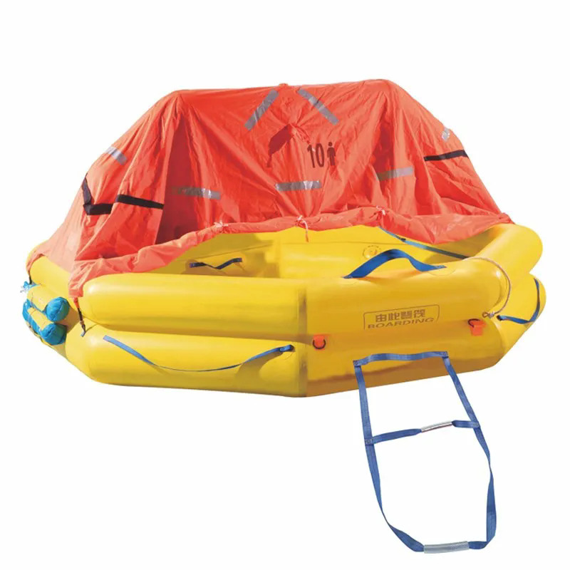 Uppblåsbar Liferaft räddar liv till sjöss